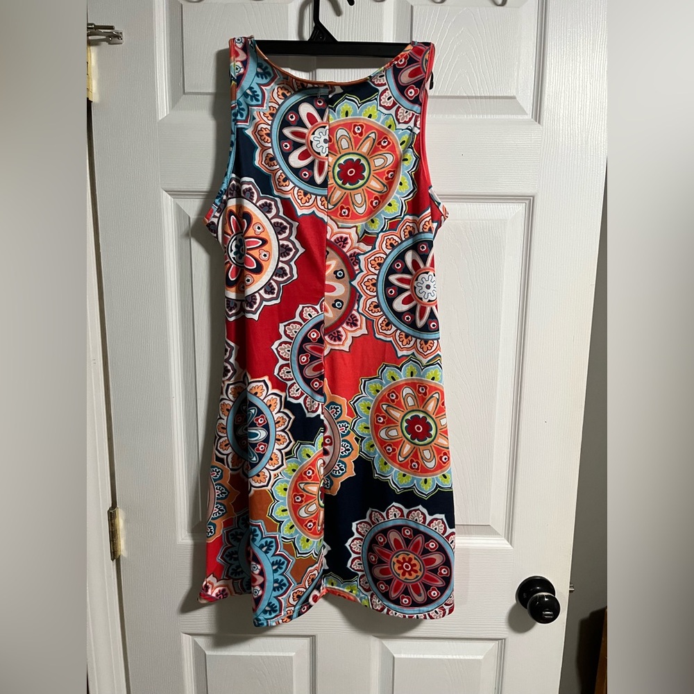 Suvimuga Mandala Sleeveless Dress Large - Picture 4 of 6